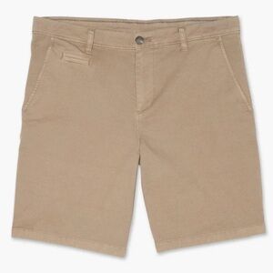 Johnnie-O Neal Stretch Twill Shorts in Khaki